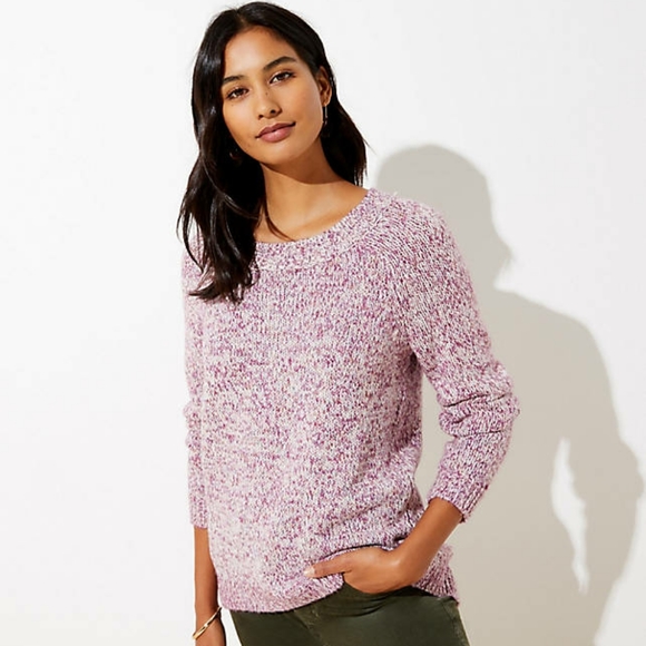 loft marled sweater